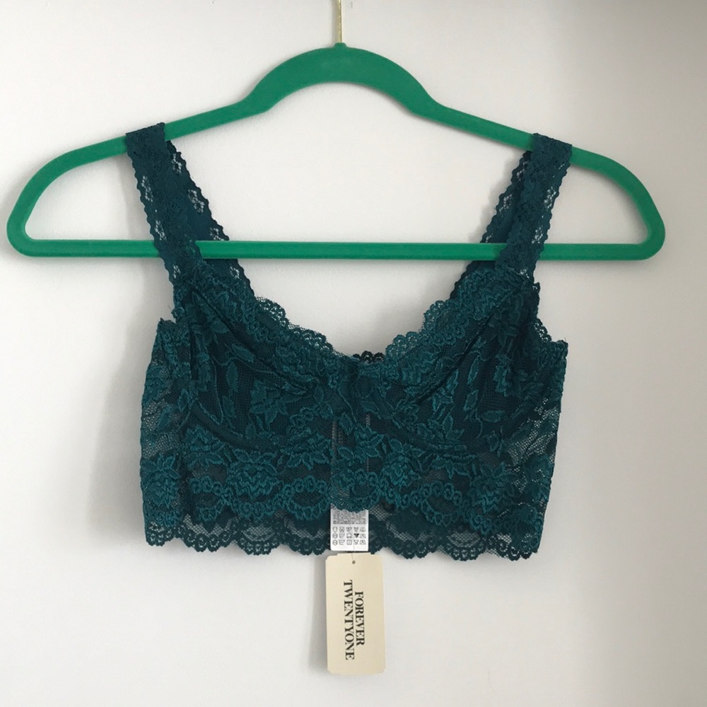 Knit Crop Top - TEAL